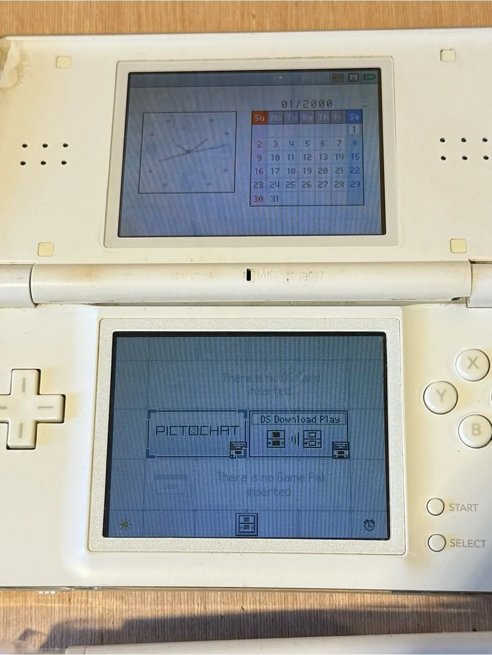 2-Nintendo DS Lite w/ 1 game-Charg-2 Replacement Housing Loose hinges Read Info!